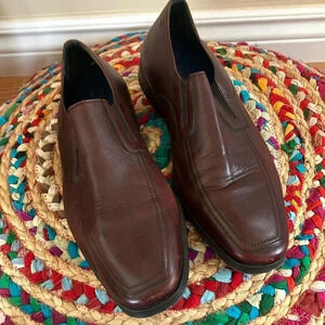 Magnanni linea merino brown burgundy shoes
